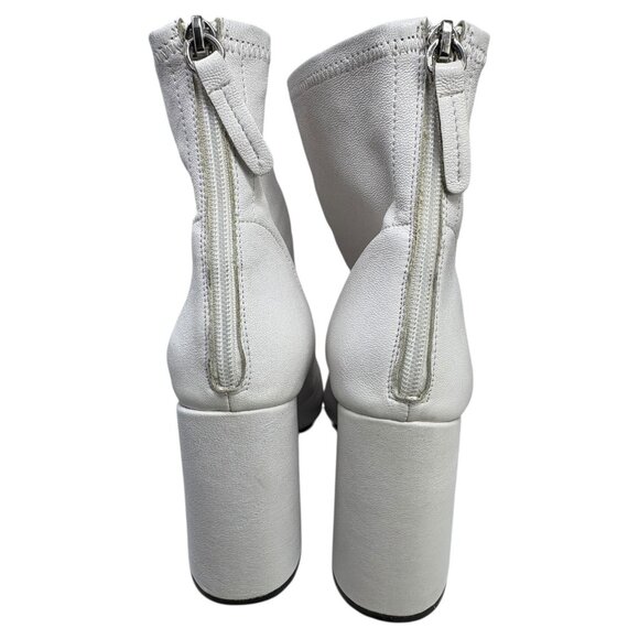 Alias Mae Ahnika Leather Pointy Block Heel Booties - Picture 8 of 11